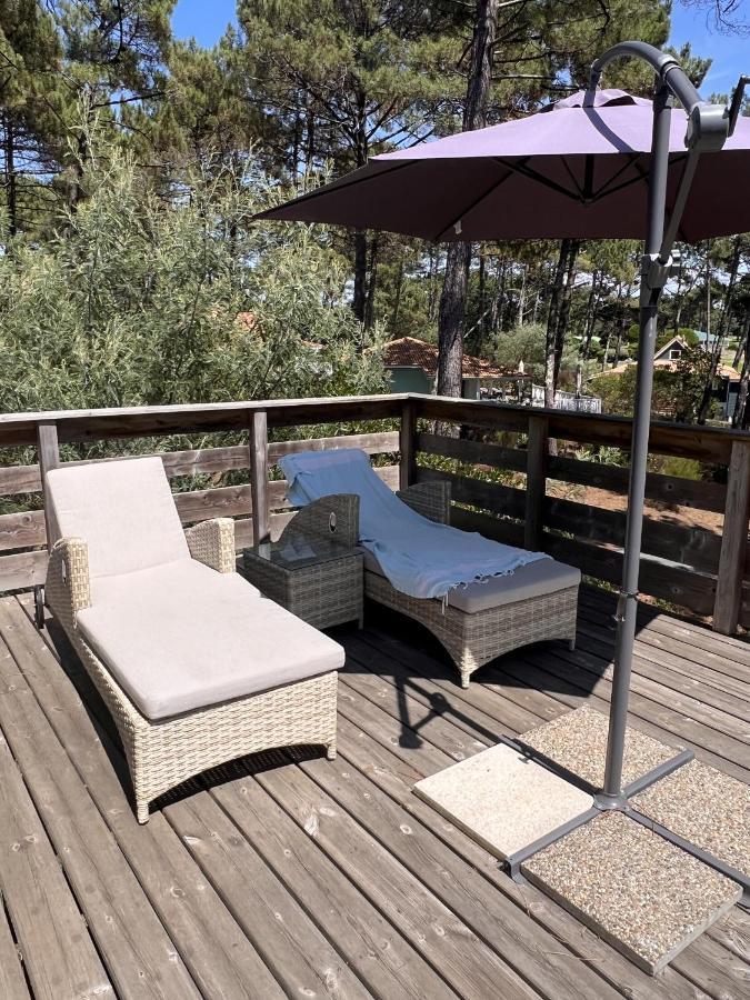 Chalet Du Bonheur - La Jenny Naturist Area Le Porge Dış mekan fotoğraf